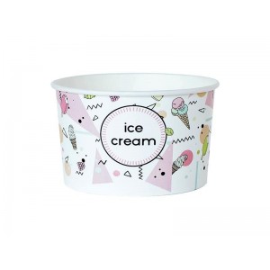 Miska na zmrzlinu 130ml 25ks PASTEL ice cream O75mm